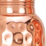 Copper Water Bottle with Canvas Carry Bag - 34oz