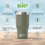 30 oz Army Green Vacuum Insulated Tumbler
