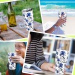 30 oz Insulated Tumbler with Lids & Straws