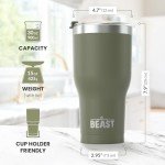 30 oz Army Green Vacuum Insulated Tumbler