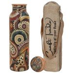 Ayurveda-Inspired Copper Tumbler with Carry Bag 34oz