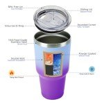 Ocean Dream 30oz Color Block Tumbler with Straw