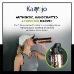 Kamojo Hammered Copper Water Tumbler with Straw