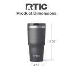 RTIC 30oz Insulated Travel Tumbler - Graphite