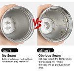 KETIEE 12oz Insulated Travel Coffee Mug - Grey