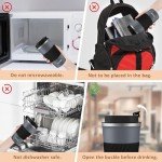 KETIEE 12oz Insulated Travel Coffee Mug - Grey