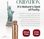 32oz Pure Copper Hammered Water Tumbler