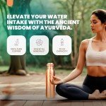 32oz Pure Copper Hammered Water Tumbler