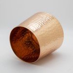 Hammered Copper Tumbler - 16 Oz Vintage Style