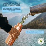 100% Pure Copper Water Bottle - 600ml