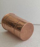 Set of 2 Large Hammered Copper Tumblers