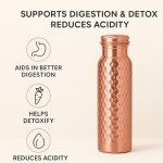 30 Oz Pure Copper Water Bottle Tumbler