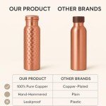 30 Oz Pure Copper Water Bottle Tumbler
