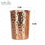 HealthAndYoga™ Pure Copper Tumblers - 2 Pack