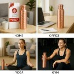 30 Oz Pure Copper Water Bottle Tumbler