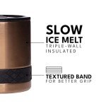 Copper Insulated Lowball Tumbler with Tritan Lid