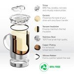 Asobu Stainless Steel Coffee Mug - Baby Blue