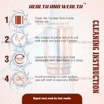 Pure Copper Hammered Tumblers - Set of 2