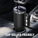 SMLIXE 40 oz Insulated Tumbler with Straw