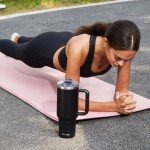 SMLIXE 40 oz Insulated Tumbler with Straw