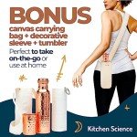 Ayurvedic Copper Water Bottle and Tumbler Set