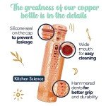 Ayurvedic Copper Water Bottle and Tumbler Set