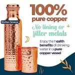 Ayurvedic Copper Water Bottle and Tumbler Set