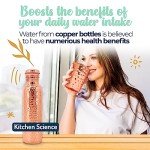 Ayurvedic Copper Water Bottle and Tumbler Set