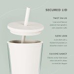 Clear Acrylic Insulated Tumblers with Lid & Straw