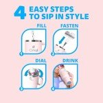 Blush 40oz Stainless Steel Tumbler with Handle