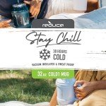 32 oz BPA-Free Stainless Steel Water Tumbler