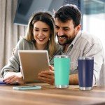 Navy 20 oz Insulated Stainless Steel Tumbler