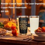 20 oz Stainless Steel Insulated Travel Tumbler
