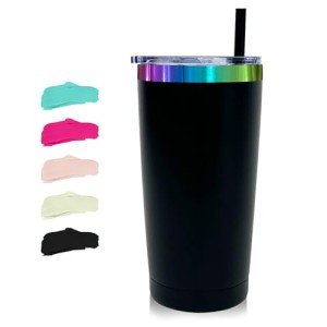 FunTrans 20 oz Insulated Tumbler with Straw