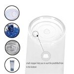 24oz Double Wall Insulated Tumbler with Lid & Straw