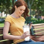 24oz Double Wall Insulated Tumbler with Lid & Straw