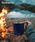 Insulated Coffee Mug with Handle - 14oz Navy