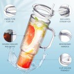 SMLIXE 40 oz Double Wall Tumbler Set