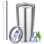 20 oz Stainless Steel Insulated Tumbler with Lids