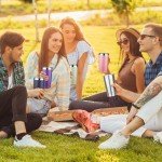 20 oz Stainless Steel Insulated Tumbler with Lids