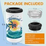 4 Pack 16oz Insulated Beer Can Tumblers