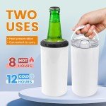 4 Pack 16oz Insulated Beer Can Tumblers