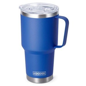 30 oz Stainless Steel Tumbler with Handle - Navy