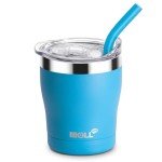 Mollcity Kids Stainless Steel Tumbler with Straw