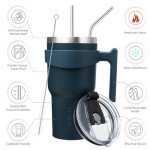 Navy Blue 30oz Stainless Steel Insulated Tumbler