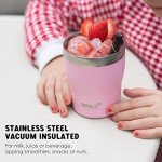 Mollcity Kids Stainless Steel Tumbler with Straw