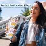 24 Pack 20 OZ Skinny Sublimation Tumblers