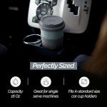 Set of 2 Insulated Travel Tumblers, Aqua/Gray