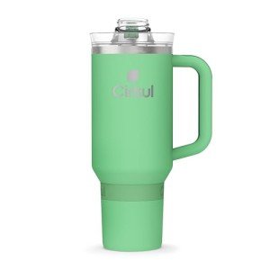 Cirkul 40oz Eucalyptus Insulated Tumbler with Handle