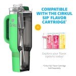 Cirkul 40oz Eucalyptus Insulated Tumbler with Handle